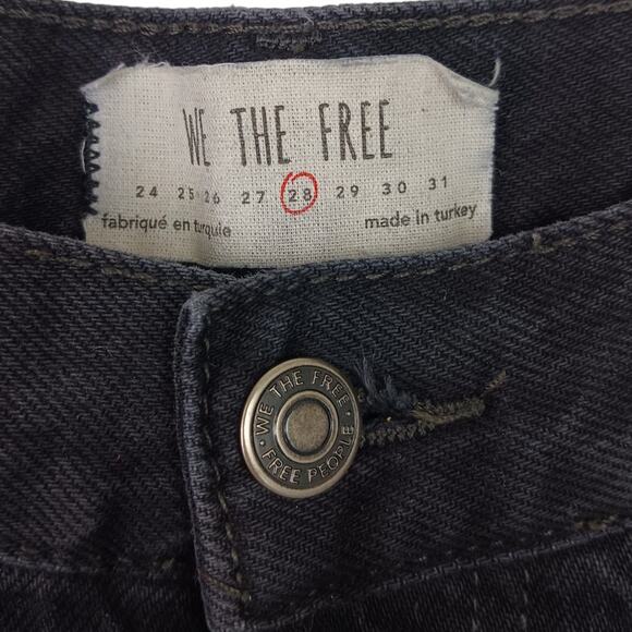 We The Free SZ 28 Maggie Straight Jean in Black - Picture 4 of 7